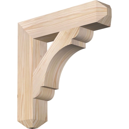 Ekena Millwork Olympic Craftsman Smooth Bracket, Douglas Fir, 3 1/2"W x 18"D x 18"H BKT04X18X18OLY04SDF